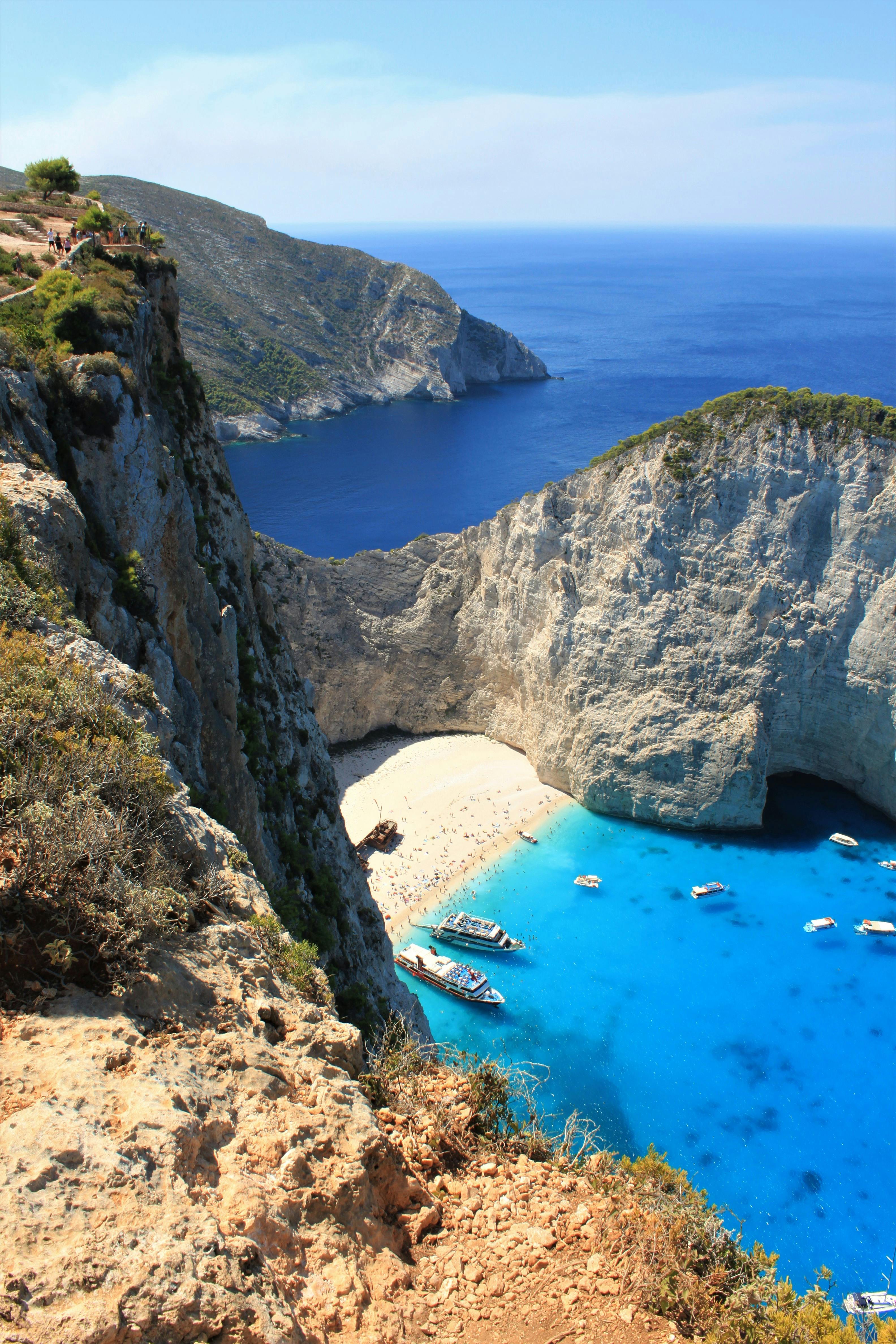 Views of Greek islands
