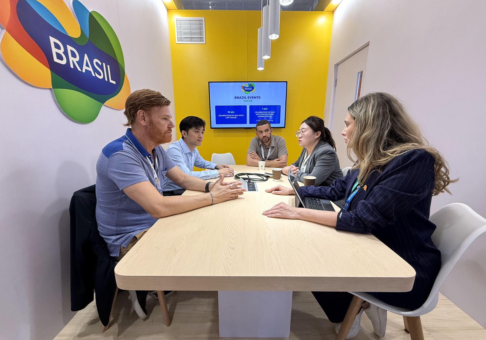 Strategic meeting with team in Shanghai