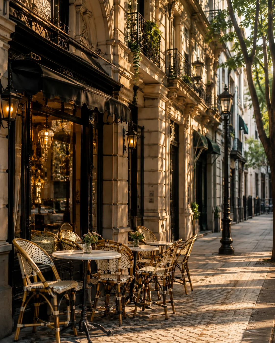 Sidewalk café in Buenos Aires