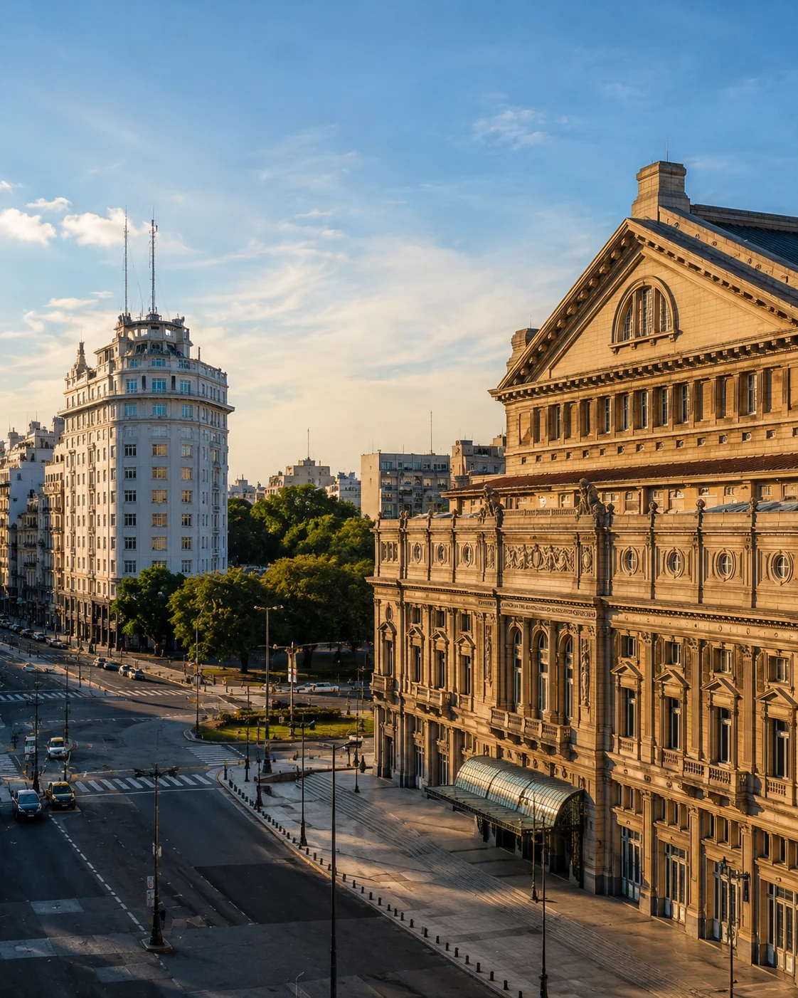 Teatro Colón and its surroundings, Buenos Aires