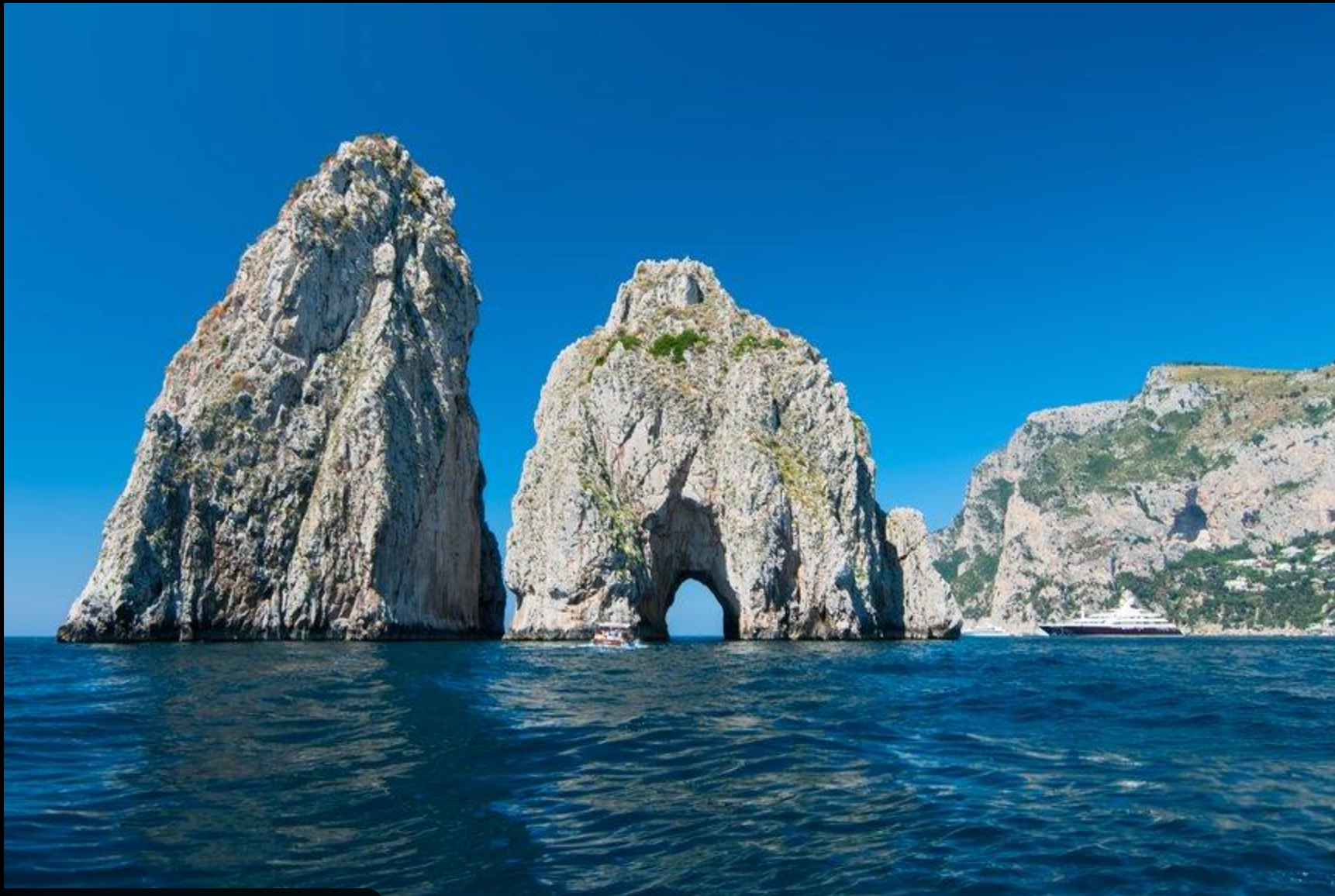 Faraglioni di Capri visti dal mare
