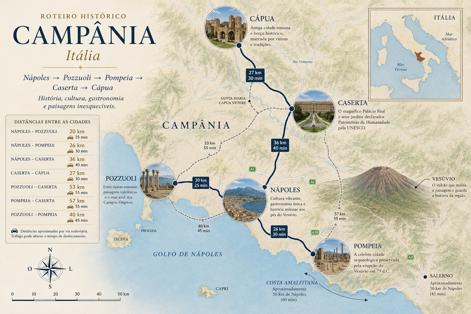 Campania map