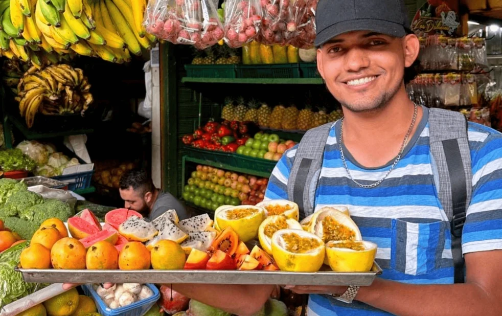 Mercados, frutas y sabores