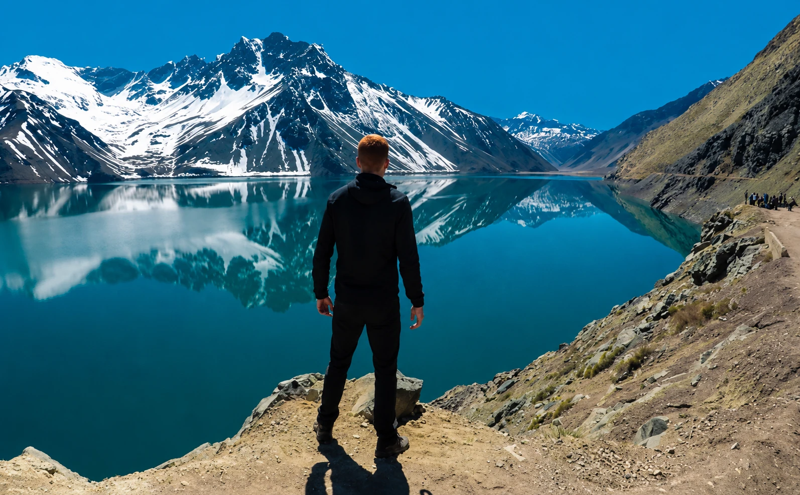 Cajón del Maipo y Embalse El Yeso en los Andes, cerca de Santiago