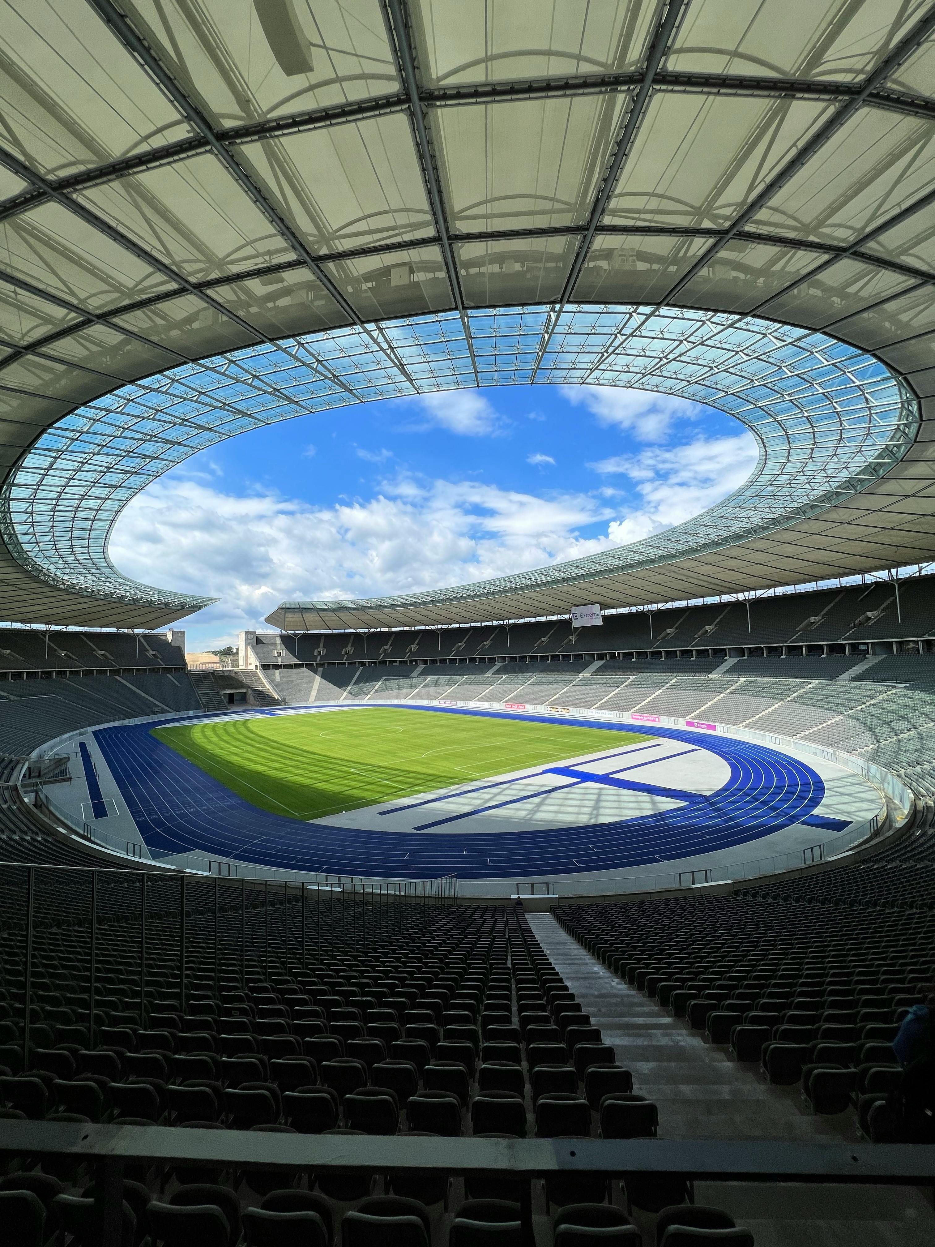Interior de estádio em Dallas